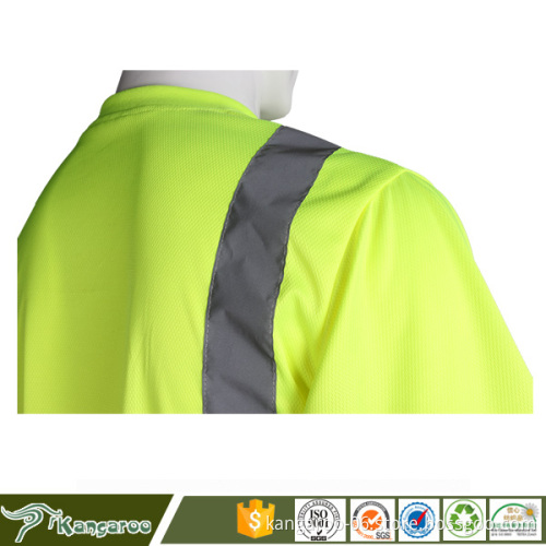 100% Cotton High Light Reflective Fabric T-Shirt